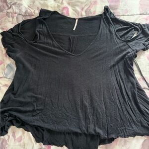 Free People Black Women's Blouse